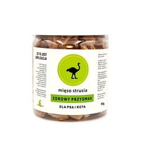 Liofilizowane mięso strusia 90g dla psa kota alergia pokarmowa kwasy Omega