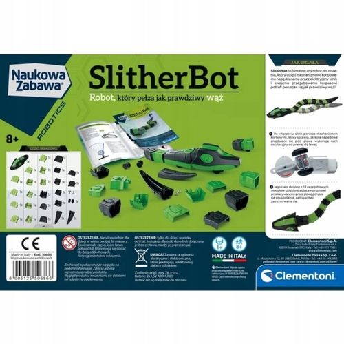 Clementoni 50686 Robotics Naukowa zabawa Slither Bot na Arena.pl