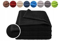 RĘCZNIK KĄPIELOWY bawełniany GRUBY ręcznik HOTELOWY SPA CZARNY 70x140