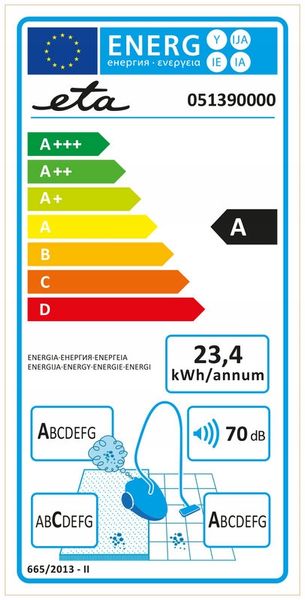 Odkurzacz Bezworkowy Eta Salvet Filtr HEPA zdjęcie 15