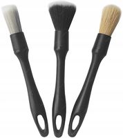 ZESTAW DETAILING 3w1 PĘDZEL SZCZOTKA DO CZYSZCZENIA SAMOCHODU MYCIA AUTA 3x