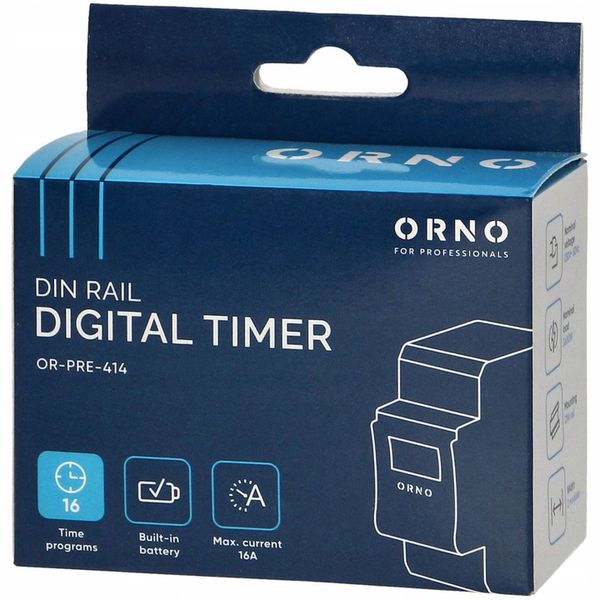 PROGRAMATOR CZASOWY NA SZYNĘ DIN CYFROWY TYGODNIOWY TIMER zdjęcie 2
