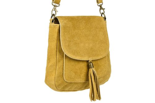 Torebka skórzana Damska Zamszowa Listonoszka retro X40 na Arena.pl