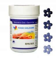 BARWNIK SPOŻYWCZY W ŻELU 35g NIEBIESKI Royal blue