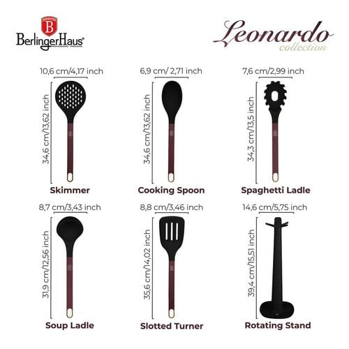 zestaw przyborów kuchennych berlinger haus bh-8620 leonardo na Arena.pl