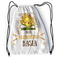 Plecak Sportowy Szkolny Dla Basi Córki Dziecka Z Nadrukiem Ze Zdjęciem