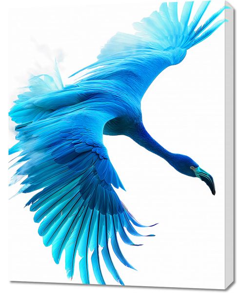 Obraz 70x90cm Błękitny Lot zdjęcie 1