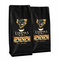 Kawa ziarnista 2x1kg 100% Arabica Świeżo palona Etiopia Tommy Cafe Etiopska