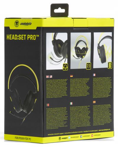 snakebyte słuchawki gamingowe head:set pro 7.1 led na Arena.pl