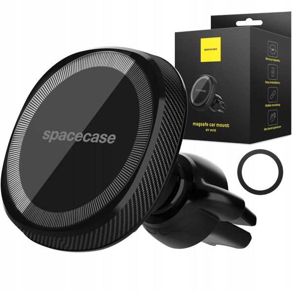 Spacecase Car Holder Sc04 Air Vent Magsafe Black zdjęcie 1