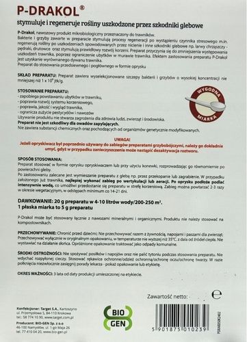 TARGET P-DRAKOL 20g NICIENIE PĘDRAKI OPUCHLAKI DRUTOWCE SZKODNIKI na Arena.pl