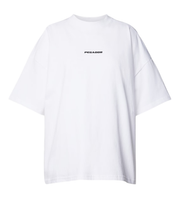 Pegador T-shirt o kroju oversized z nadrukiem z logo model BRACY L