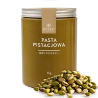 PASTA PISTACJOWA 100% DESEO 1 KG PASTA Z PISTACJI PISTACJE 100%