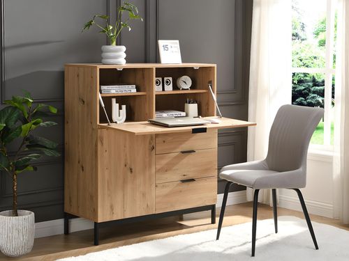 Sekretarzyk biurko szafka z szufladami do biura na Arena.pl