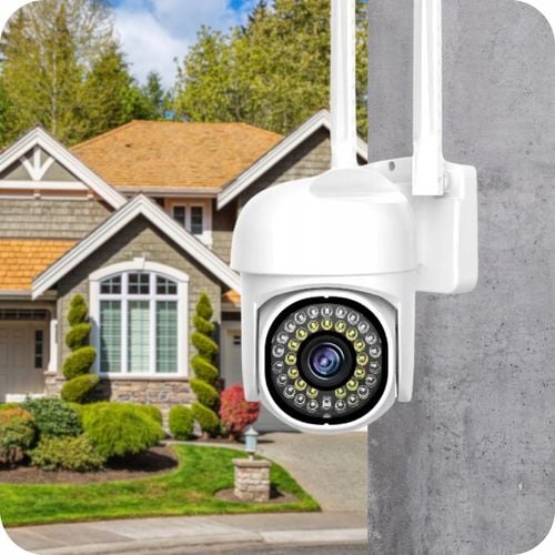KAMERA WIFI IP SMART OBROTOWA ZEWNĘTRZNA FULLHD 2MP 1080p DETEKCJA ZOOM SD na Arena.pl