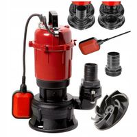 Pompa ZATAPIALNA głębinowa ZANURZENIOWA 750W ROZDRABNIACZ 18000 l/h pływak