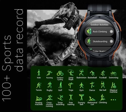 smartwatch męski rubicon rncf26-1 black na Arena.pl
