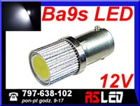 żarówka LED T4W Ba9s HP COB biała zimna 12