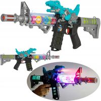 PISTOLET KARABIN NA BATERIE ŚWIATŁO DŹWIĘK DINOZAUR PARA WODNA DLA DZIECI