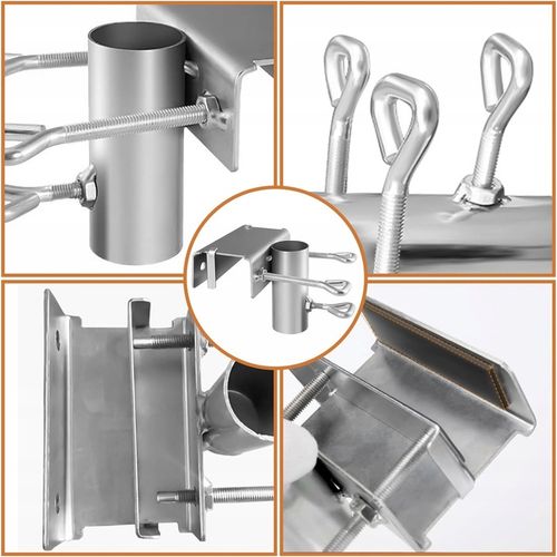 Uchwyt na FLAGĘ Parasol na balkon BEZ WIERCENIA do Poręczy Do Barierki na Arena.pl