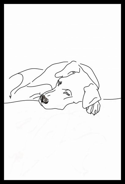 Plakat 30x45cm Wypoczynek Psiaka zdjęcie 2