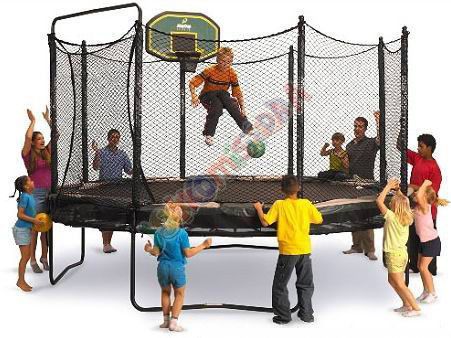 Kosz do trampoliny + piłka TR0016 na Arena.pl