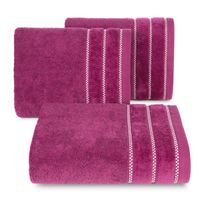 Ręcznik Dona 30x50 cm amarantowy szybkoschnący i elegancki