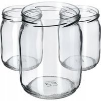 SŁOIK 540 ml 500 ml SŁOIKI SŁÓJ NA PRZETWORY MIÓD DŻEM SZKLANY 16 SZT FI 82