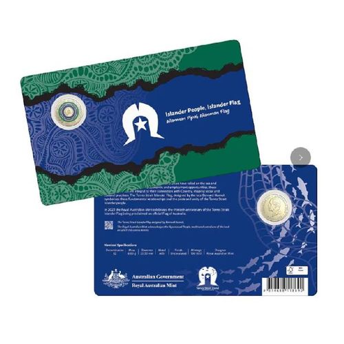30th Anniversary of the Torres Strait Islander Flag kolorowany $2 Brąz 2025 "C" Mintmark na Arena.pl