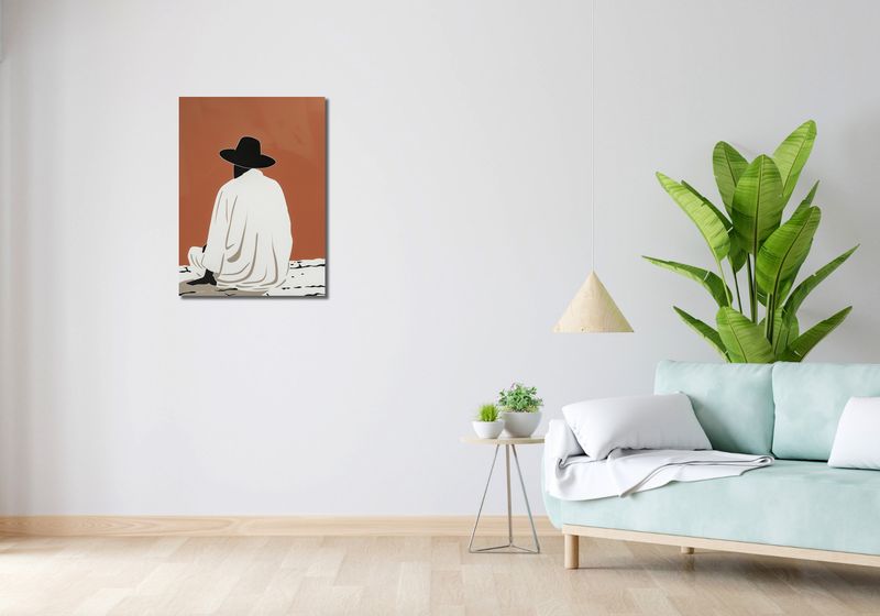 Obraz 50x70cm Rozmyślania w Oddali zdjęcie 2