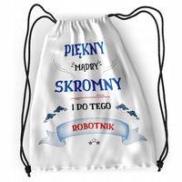 Plecak Dla Robotnika Sportowy Szkolny Worek Torba Z Nadrukiem Ze Zdjęciem