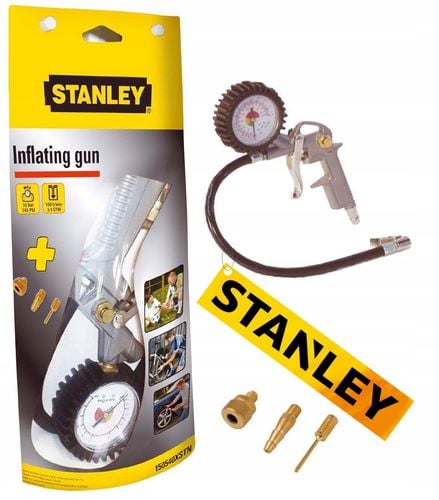 PISTOLET DO POMPOWANIA KÓŁ Z MANOMETREM STANLEY na Arena.pl