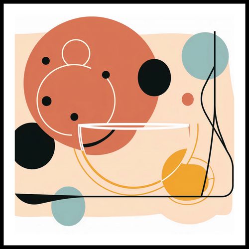 Plakat 90x90cm Harmonia Ciepła na Arena.pl