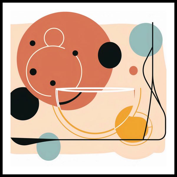 Plakat 90x90cm Harmonia Ciepła zdjęcie 3