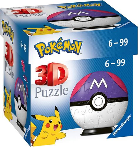 Ravensburger Puzzle 3D Kula Pokemon Master Ball na Arena.pl