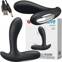 Wibrator masażer prostaty męski stymulator krocza punktu P analny cichy USB