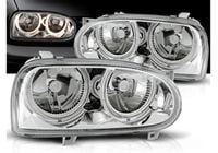 Lampy Reflektory GOLF III 3 RINGI Chrom