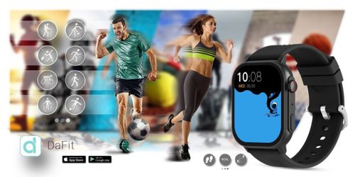 Smartwatch Gravity GT15-1 Czarny Pasek Silikonowy + Czarna Bransoleta na Arena.pl