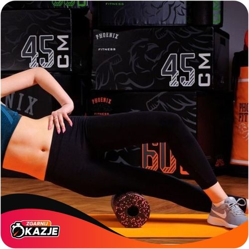 ROLLER 5,5X15CM WAŁEK DO MASAŻU PLECÓW CIAŁA STÓP NÓG  WYPUSTKI REGENERACJA na Arena.pl