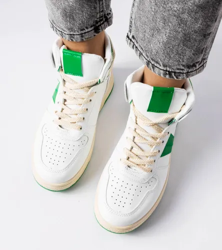 Zielone sneakersy za kostkę Robin 36 na Arena.pl