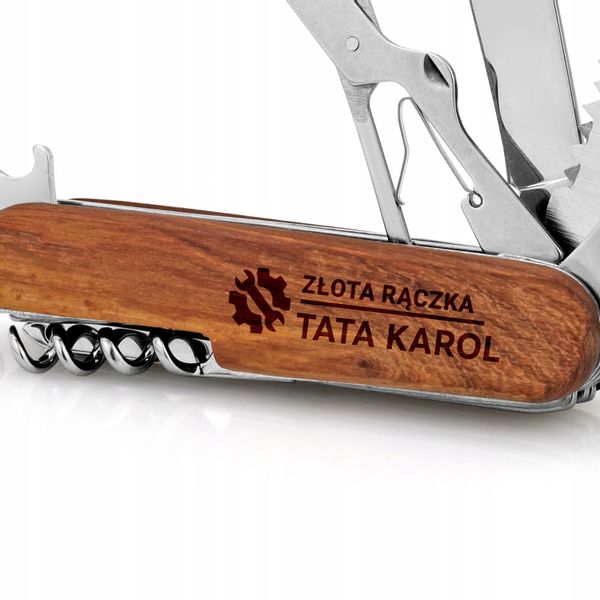 SCYZORYK NÓŻ SKŁADANY MULTITOOL na DZIEŃ OJCA zdjęcie 2