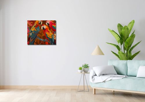 Obraz 60x50cm Kolorowe Ary na Arena.pl