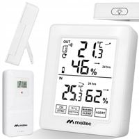 STACJA POGODOWA BEZPRZEWODOWA TERMOMETR HIGROMETR CZUJNIK ZEWNĘTRZNY