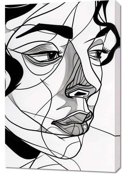 Obraz 60x90cm Portret Kobiecy zdjęcie 1