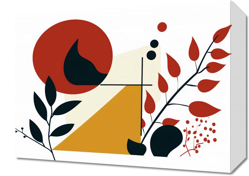 Obraz 40x30cm Ogień i Flora zdjęcie 1