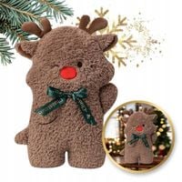 ECARLA poduszka welurowa Brązowa Renifer 40cm PDS16