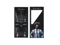 Czarne gładkie szelki do spodni Orginalne Top-Gal