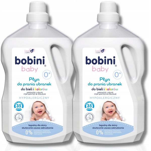 Bobini Baby Hipoalergiczny Płyn do Prania dla Dzieci 5l 70 prań zdjęcie 1