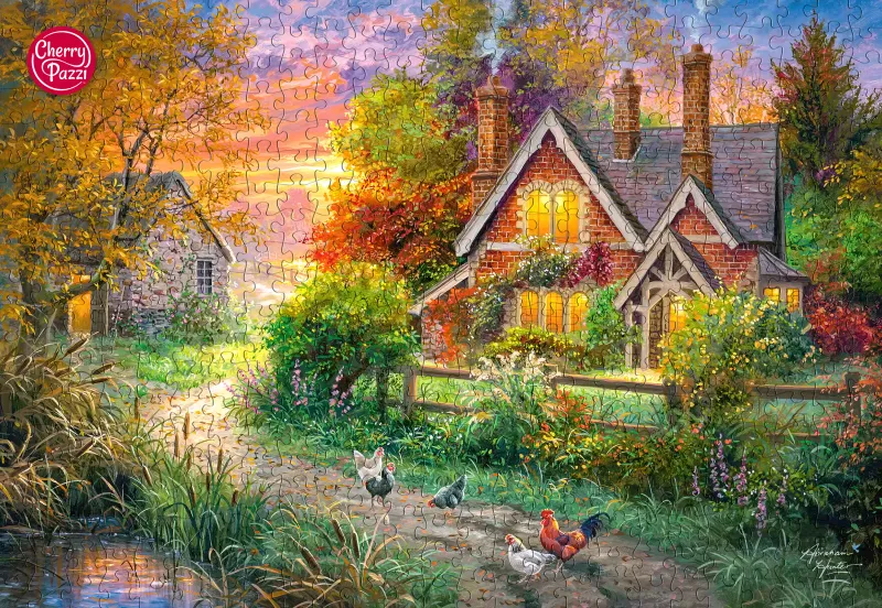 Puzzle 500 elementów. Ciepło domu 20173 zdjęcie 4