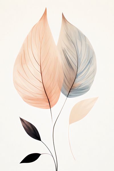 Plakat 40x60cm Liściasty Taniec zdjęcie 1